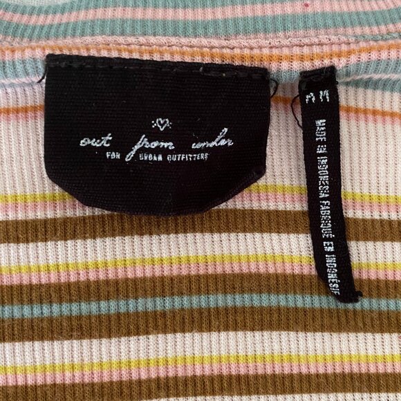 Urban Outfitters Striped Crop Top (M) - Picture 3 of 9